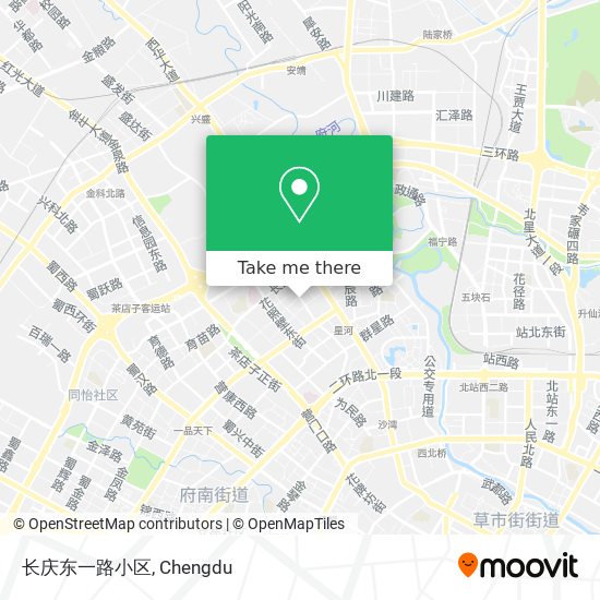 长庆东一路小区 map