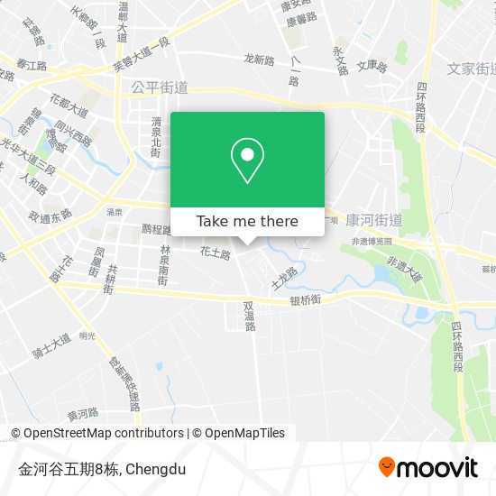 金河谷五期8栋 map