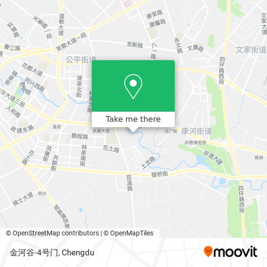 金河谷-4号门 map