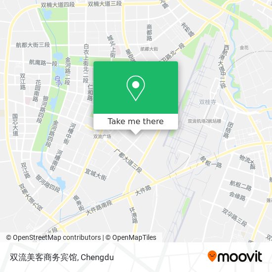 双流美客商务宾馆 map