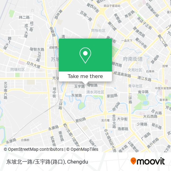 东坡北一路/玉宇路(路口) map