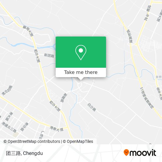 团三路 map