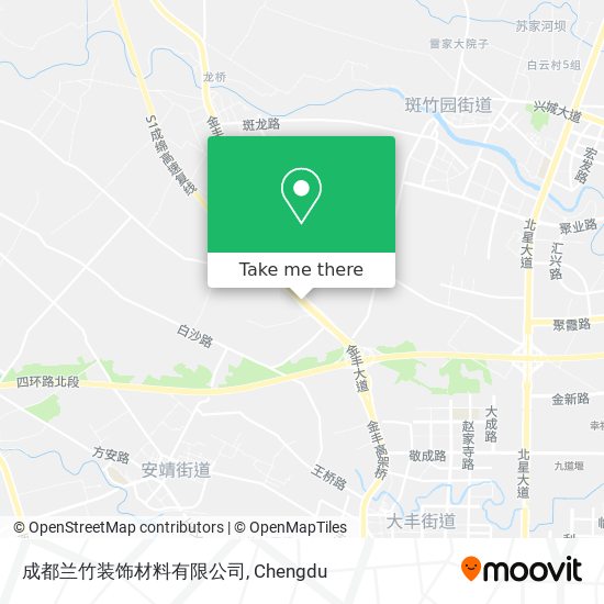 成都兰竹装饰材料有限公司 map