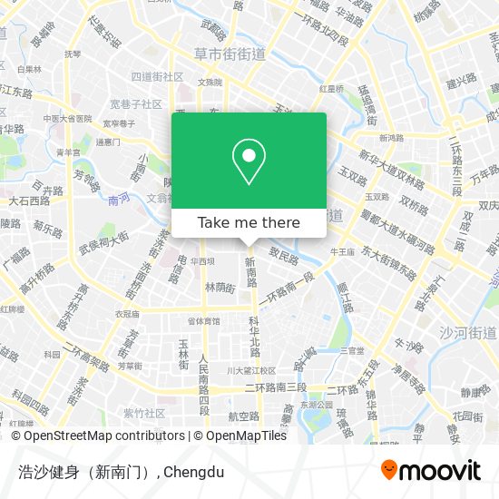 浩沙健身（新南门） map
