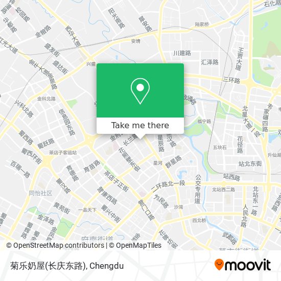 菊乐奶屋(长庆东路) map
