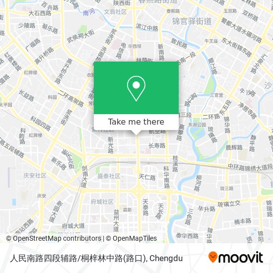 人民南路四段辅路/桐梓林中路(路口) map
