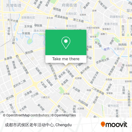 成都市武侯区老年活动中心 map