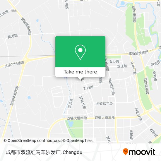 成都市双流红马车沙发厂 map