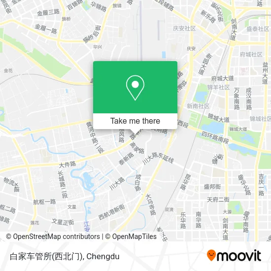 白家车管所(西北门) map