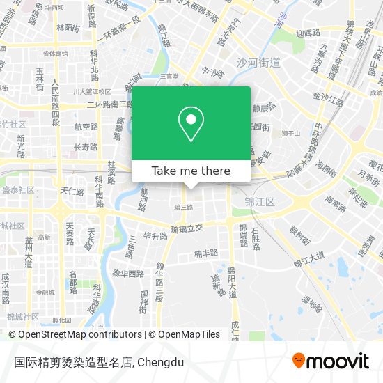 国际精剪烫染造型名店 map