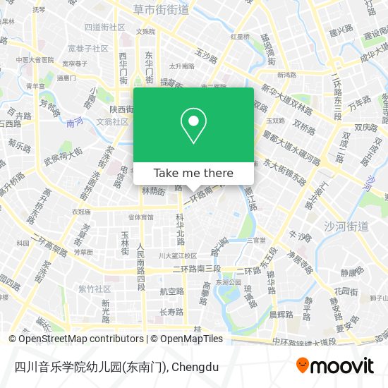 四川音乐学院幼儿园(东南门) map