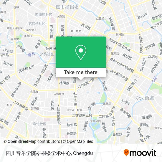 四川音乐学院梧桐楼学术中心 map