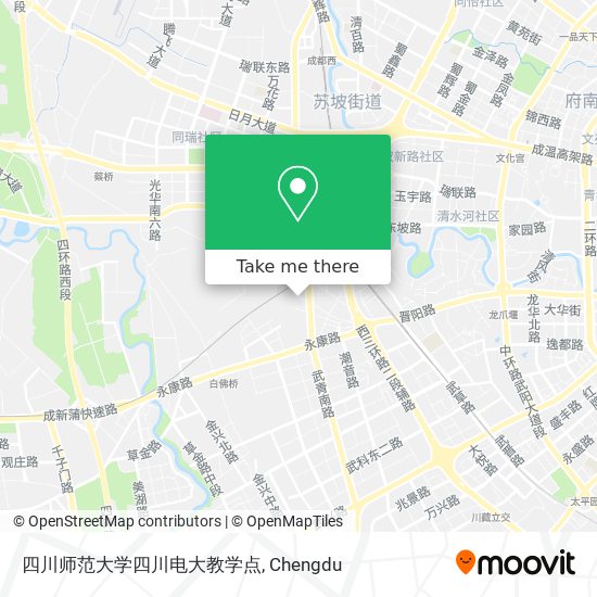 四川师范大学四川电大教学点 map