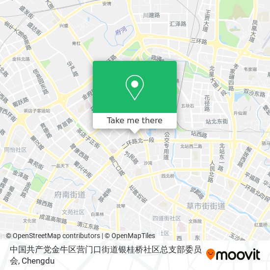 中国共产党金牛区营门口街道银桂桥社区总支部委员会 map