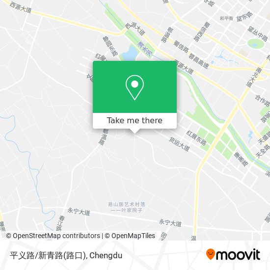 平义路/新青路(路口) map