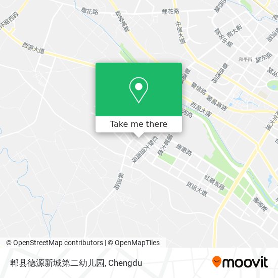 郫县德源新城第二幼儿园 map