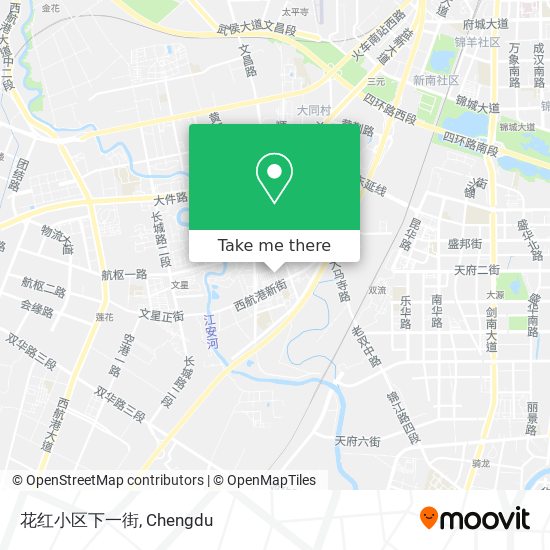 花红小区下一街 map