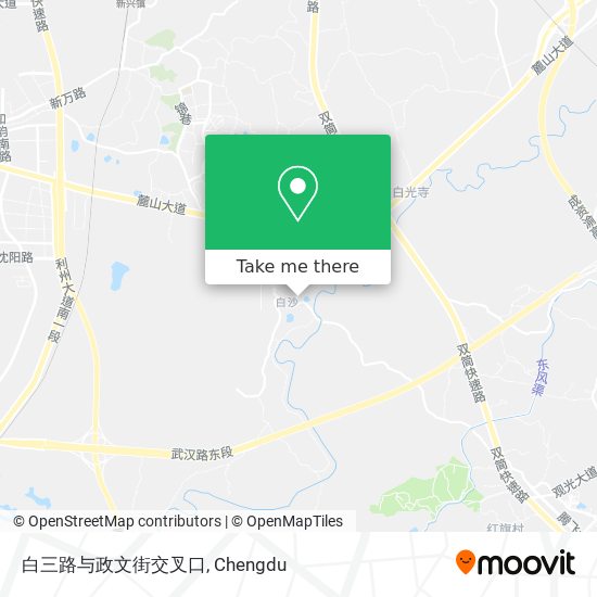 白三路与政文街交叉口 map