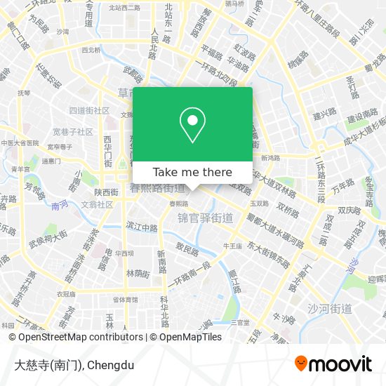 大慈寺(南门) map