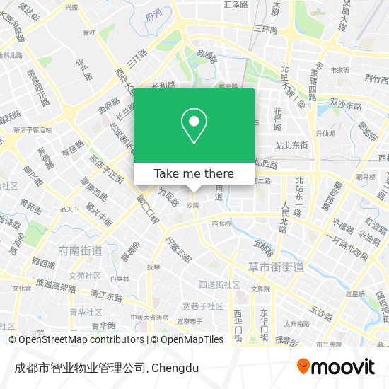 成都市智业物业管理公司 map