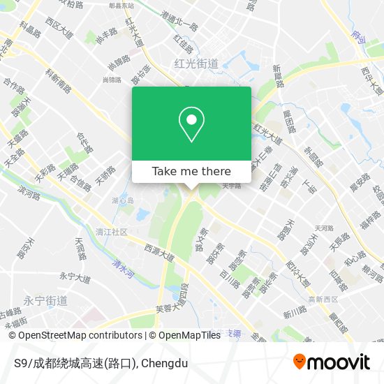 S9/成都绕城高速(路口) map