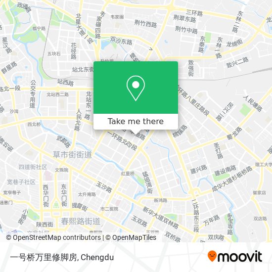 一号桥万里修脚房 map