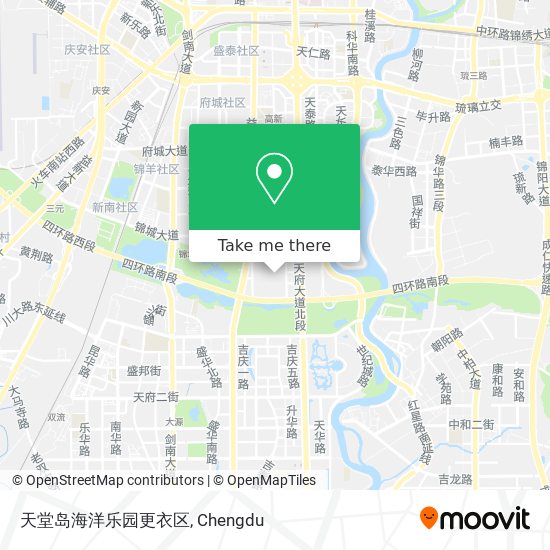 天堂岛海洋乐园更衣区 map