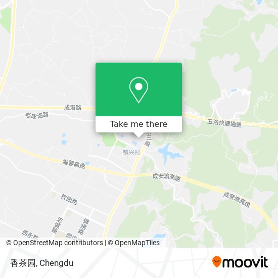 香茶园 map