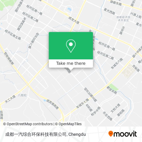 成都一汽综合环保科技有限公司 map