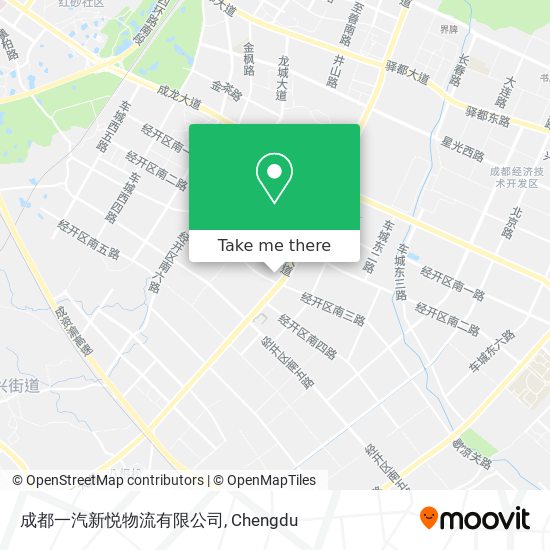 成都一汽新悦物流有限公司 map