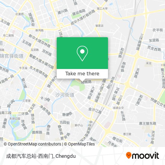 成都汽车总站-西南门 map