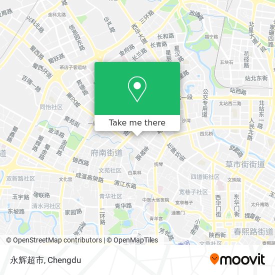 永辉超市 map