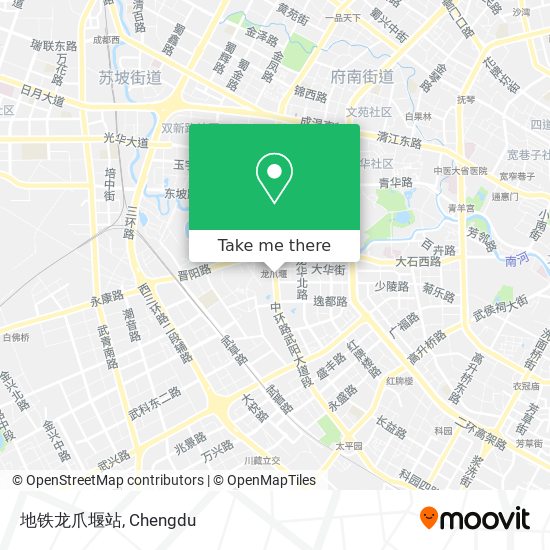 地铁龙爪堰站 map