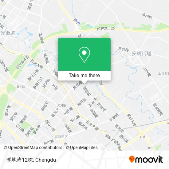 溪地湾12栋 map