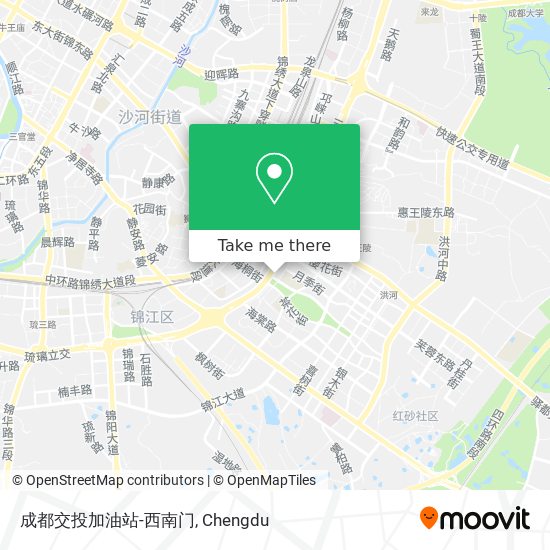 成都交投加油站-西南门 map