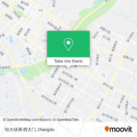 恒大绿洲-西大门 map