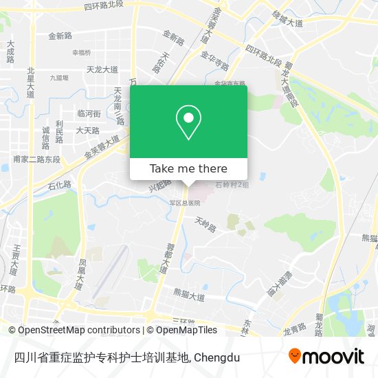 四川省重症监护专科护士培训基地 map