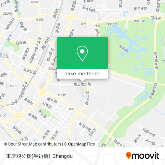 重庆鸡公煲(半边街) map