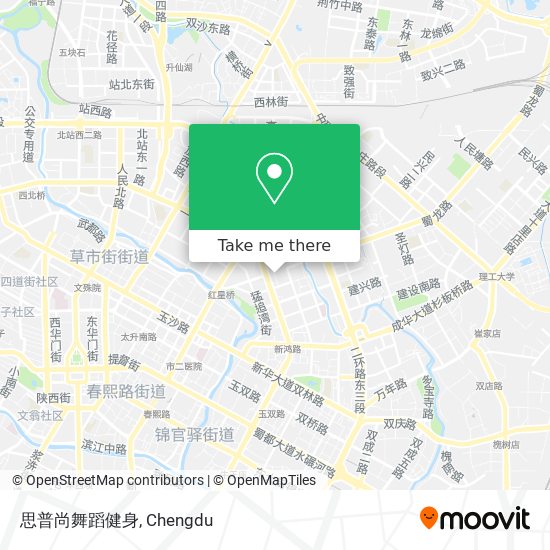 思普尚舞蹈健身 map