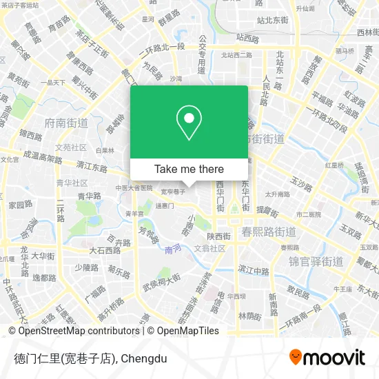 德门仁里(宽巷子店) map