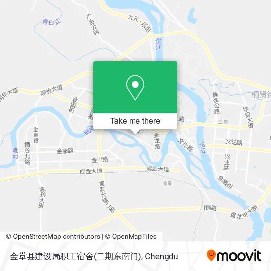 金堂县建设局职工宿舍(二期东南门) map