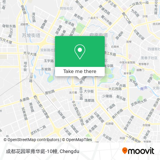 成都花园翠雍华庭-10幢 map