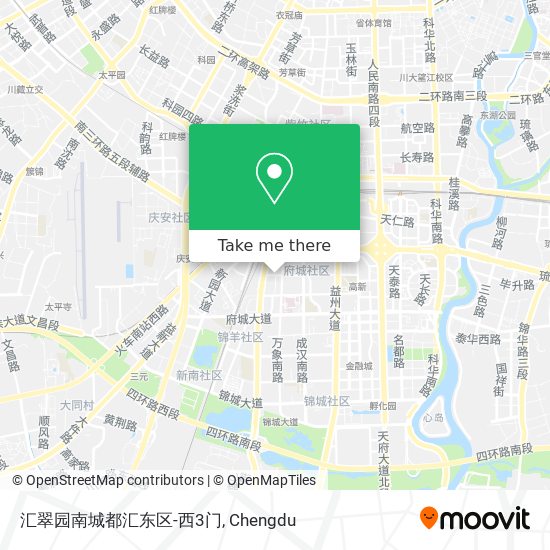汇翠园南城都汇东区-西3门 map