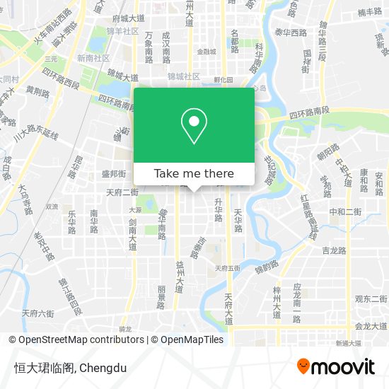 恒大珺临阁 map