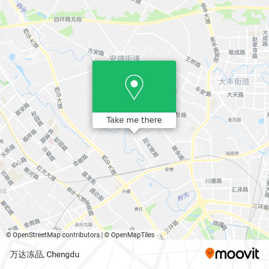 万达冻品 map