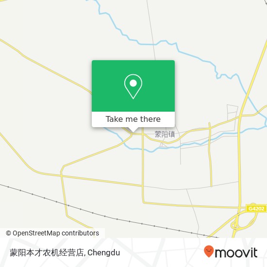 蒙阳本才农机经营店 map