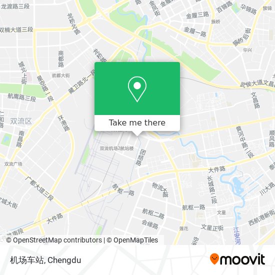 机场车站 map