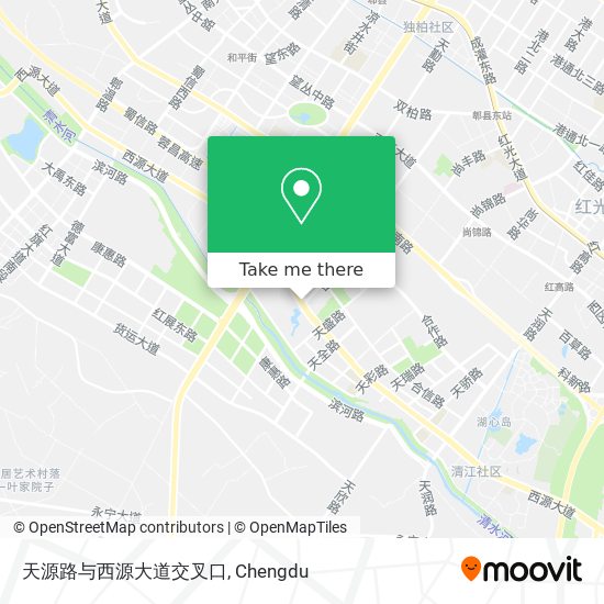 天源路与西源大道交叉口 map