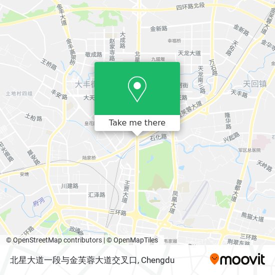 北星大道一段与金芙蓉大道交叉口 map