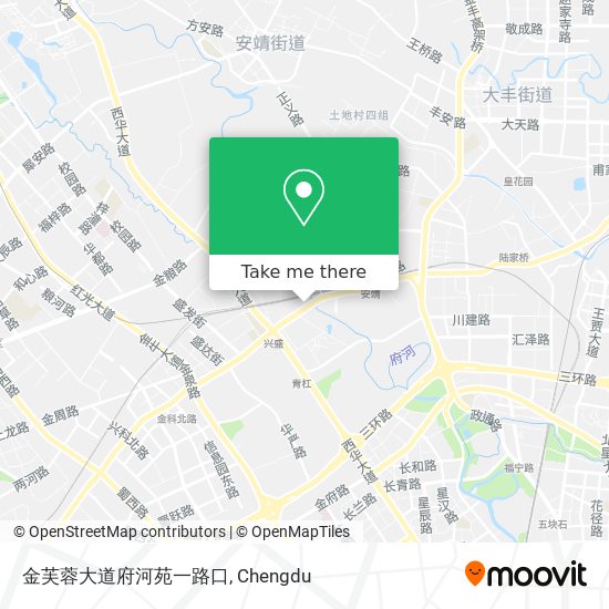 金芙蓉大道府河苑一路口 map